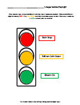 Stoplight Behavior Chart Templates