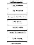 positive affirmations