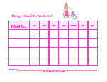 Barbie Reward Chart