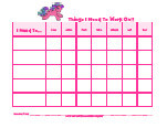 My Little Pony Behavior Chart