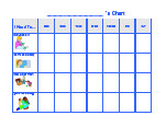 Behavior Charts for Daily Routines