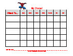 Spiderman Chore Chart