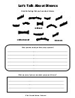 divorce worksheet