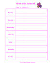 gratitude worksheet