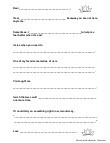 grief worksheet