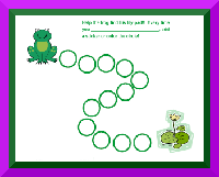 Frog Themed Behavior Chart