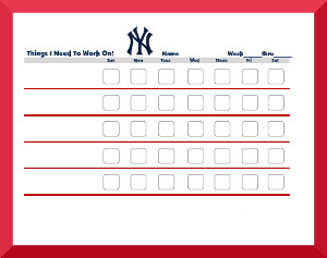 Baseball Charts Printable