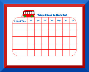 Free Printable Bus Behavior Charts