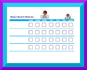 Doc Mcstuffins Sticker Chart