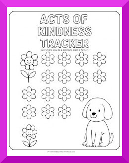 kindness worksheets