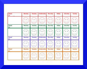 Printable Adhd Behavior Charts