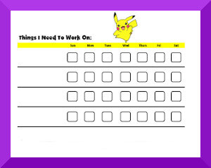 Behavior Charts With Your Favorite Video Game Character - free printable roblox reward chart