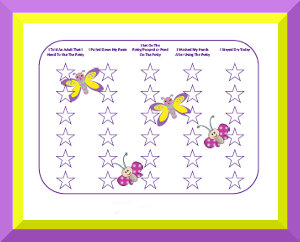 Printable Potty Charts For Toddlers