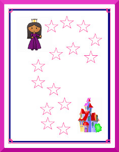 Princess Sticker Reward Chart