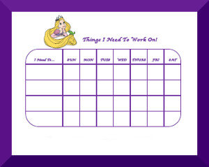 Disney Chore Chart