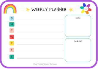 weekly planner