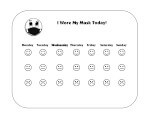 school mask behavior chart