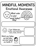 mindfulness worksheet