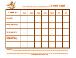 Printable Pet Care Charts | Free Behavior Charts