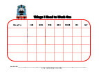 thomas tank engine with mask behavior chart