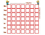 Printable Potty Training Chart Minnie Mouse