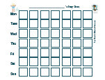 Printable Potty Chart Boy