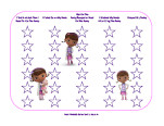 Doc Mcstuffins Sticker Chart