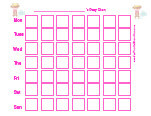 Potty Training Chart Printable Girl