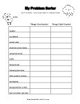 problem-solving worksheet