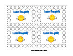 Printable Behavior Punch Cards