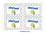 Free behavior punch cards