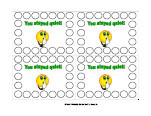 printable punch card