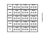 Daily Smiley Face Behavior Chart